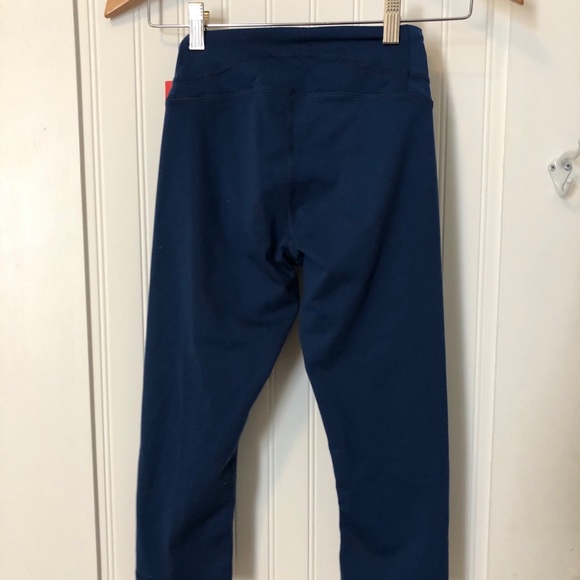 The North Face Blue Cropped Leggings Sz XS - Picture 2 of 3